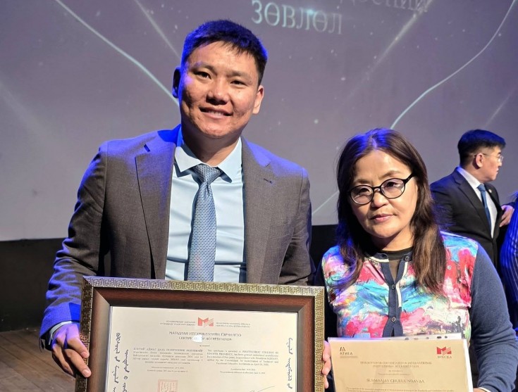 ПОЛИТЕХНИК КОЛЛЕЖ 2 ДАХЬ УДААГАА 5 ЖИЛЭЭР МАГАДЛАН ИТГЭМЖЛЭГДЛЭЭ.